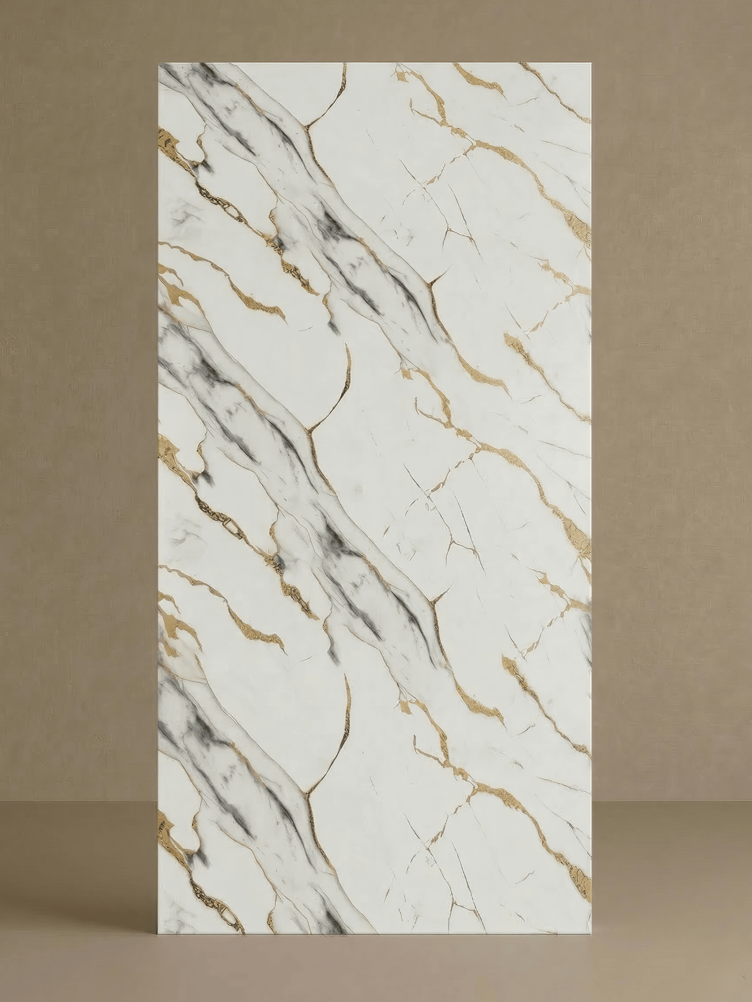 PVC панел - Златен Мрамор